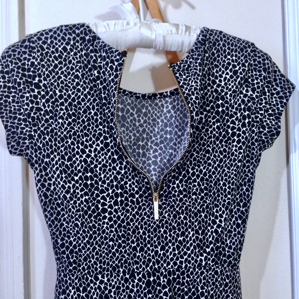 MICHAEL KORS Mini Dress Black White Size XS - Picture 7 of 8